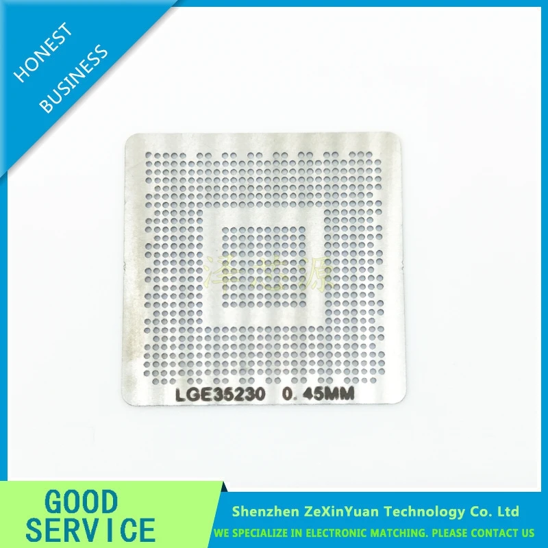 LGE35230 LCD 0 45 мм aquecimento dirito Шаблон BGA трафарет стальная сетка размер стальной сетки 1
