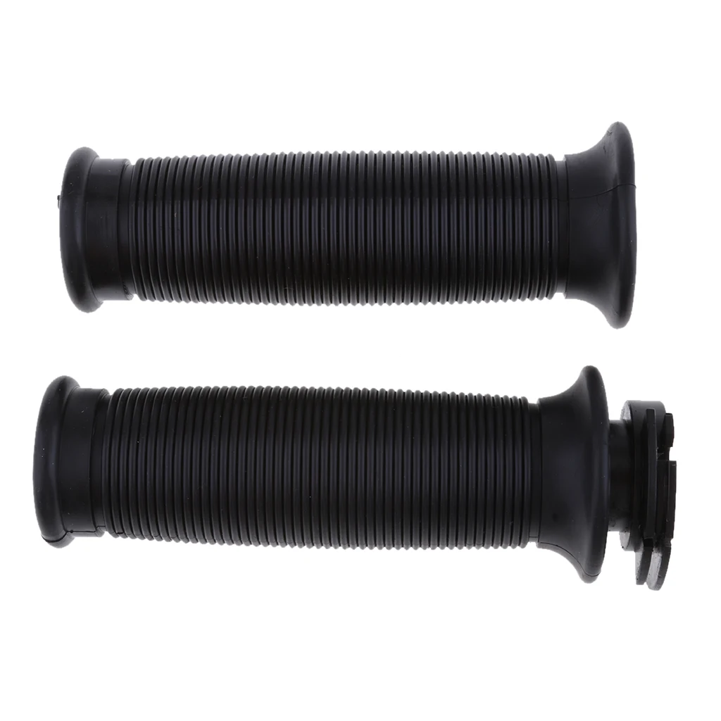 Motorbike Motocross Black Rubber Handlebar Grips 7/8