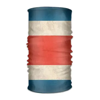 

OHMYCOLOR Vintage Costa Rica Flag Striped Headwrap Men Women Headwear Headband Neck Scarf Multifunction Do Rag Cap Magic Head