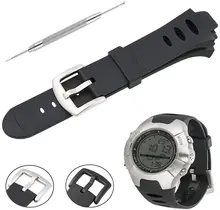 

Rubber Strap Men for Suunto Observer SR X6HRM Outdoor Sports Waterproof Silicone Watch Band Female Accessories Wristband Buckle