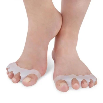 

Toe Separator Protector Silicone Thumb Bunion Corrector Feet Care Correction Tools Kit P9