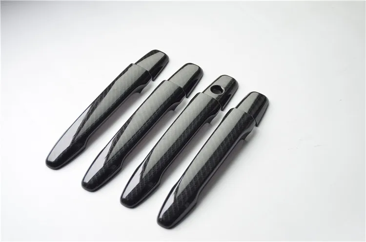 Для CITROEN C4 AIRCROSS 2012- AIR CROSS хромированные дверные ручки из углеродного волокна боковые накладки автомобильные аксессуары для укладки