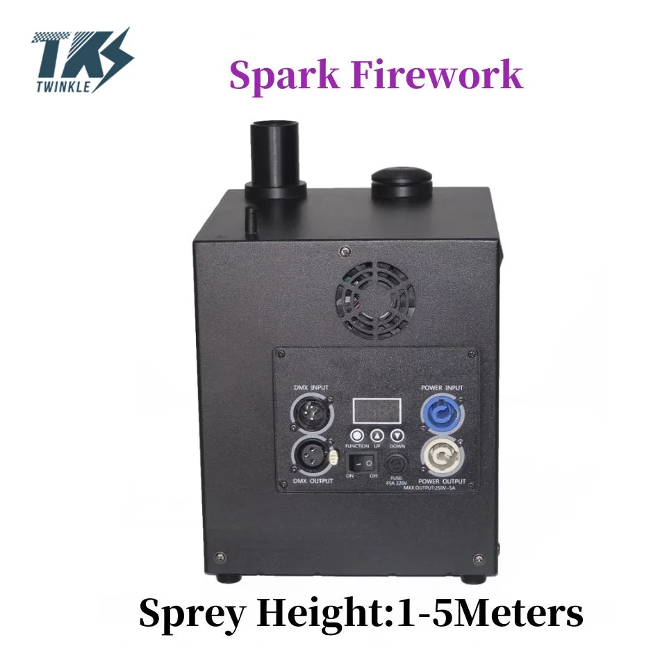 

Fireworks Machine Flame Fountain With DMX Remote Control Sparkly Machine 400W Cold Pyrotechnics Effect for party wedding