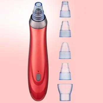 

Blackhead Remover Pore Vacuum Usb Rechargeable Blackhead Removal Tools with 3 Adjustable Strength and 5 Replaceable Probes