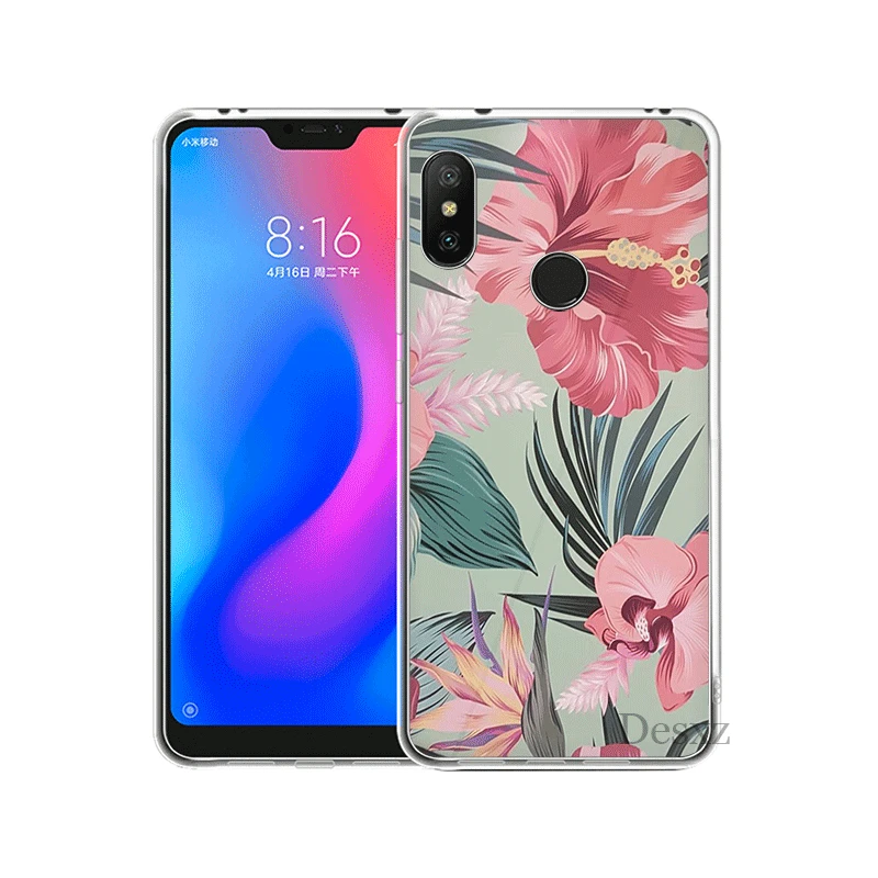 Мобильный чехол для телефона для Xiaomi mi 5 5S 6 mi x 2S 8 A1 A2 5X 6X Lite F1 9 9T MAX 3 A3 Pro CC9 CC9E чехол листья пальмы