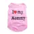 Cute I LOVE MY MOMMY DADDY Dog Clothes Comfort Pet Costume Vest Puppy Cats Coat Clothing For Dog T-shirt Pet Supplies 17