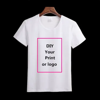 

NEW Customized Print T Shirt Women's Girl's DIY Photo Logo Brand Top Tees T-shirt Men's Boy's clothes Casual Kid's Baby's Tshirt