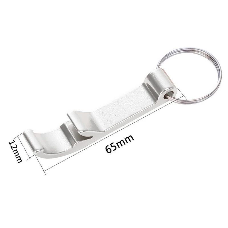 65x12mm silver 1 шт. крышка винт варенья открывалка для бутылок кухонные принадлежности 4 в 1 консервный нож ручной нескользящий Поворотный колпачок открывалка для бутылок - Цвет: 65x12mm silver