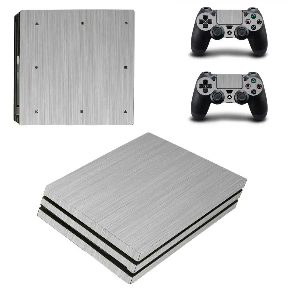 YSP4P-0173 Классический 20-й юбилей чистый белый PS4 Pro кожи наклейка для playstation 4 консоли и контроллеры PS4 Pro кожи наклейка s Наклейка - Цвет: YSP4P-0173