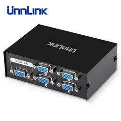 Unnlink VGA коммутатор 4X1 FHD 1080 P @ 60 Гц 4 VGA сигнала в 1 VGA сигнала выход 4*1 VGA коммутатор коробка для компьютер ноутбук ПК МОНИТОР
