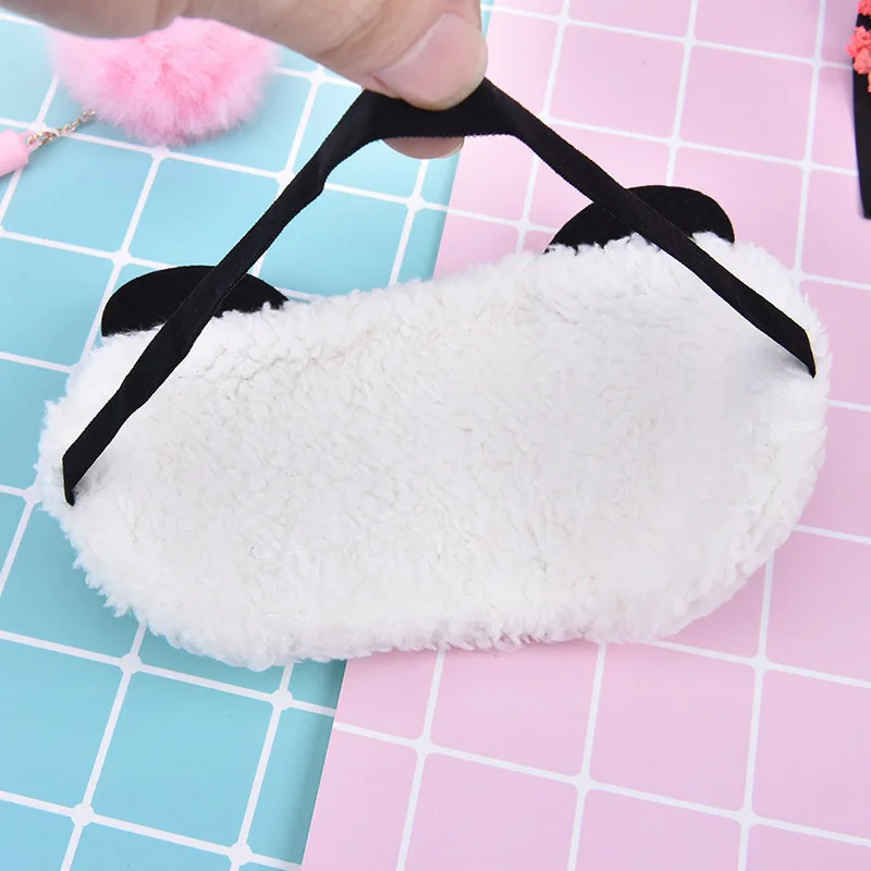Health Care Tools Cute Face White Panda Eye Mask Eyeshade Shading Sleep Cotton Goggles Eye Mask Sleep Mask Eye Cover 3 Styles 3