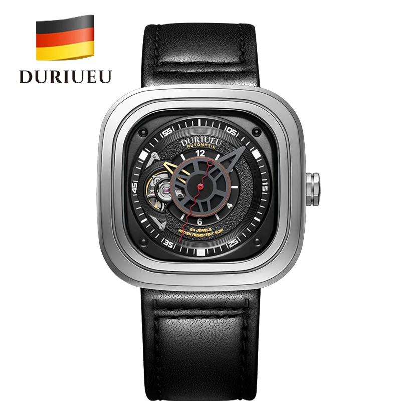 

DURIUEU German square watch high-end luxury mechanical watch