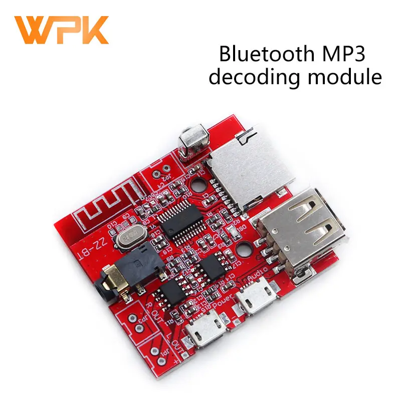 Bluetooth mp3 módulo de decodificação placa de recepção áudio lossless carro alto-falante amplificador modificado bluetooth 4.1 placa circuito 1pcs