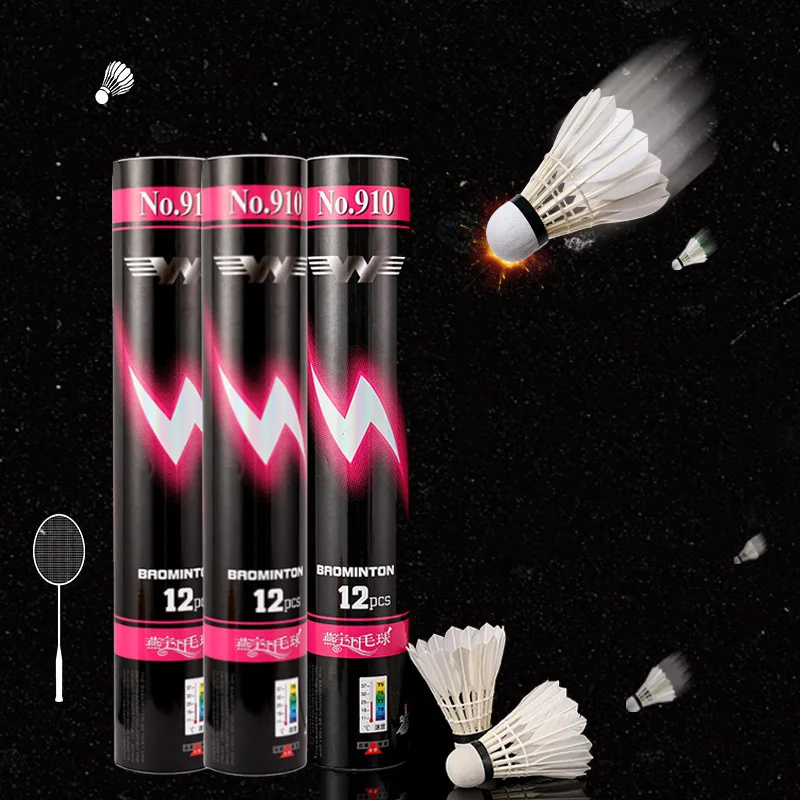 Badminton Shuttlecock-Resistant Training-Ball Outdoor 12 for And White Windproof 3/6/12pcs/set