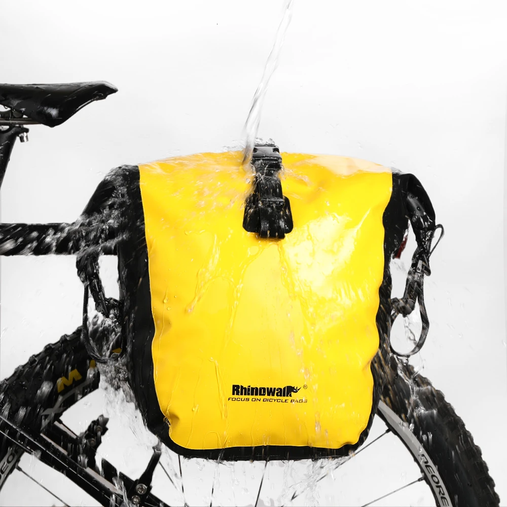 Cheap Rhinowalk Long Trip Bicycle Bag Large Capacity Waterproof Bicycle Luggage Travel Bags Handlebar Bag Front Frame Bag Bike Pannier 17