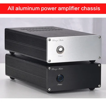 

DIY All Aluminum Power Amplifier Chassis Fever Audio Hard Disk Box NAS Router Linear Stabilized Power Supply Shell 131*55*249MM