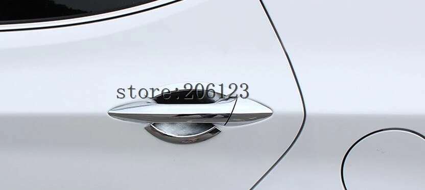 Подходит для 2011 2012 2013 2014 2015 HYUNDAI ELANTRA хромированная боковая дверная ручка балка