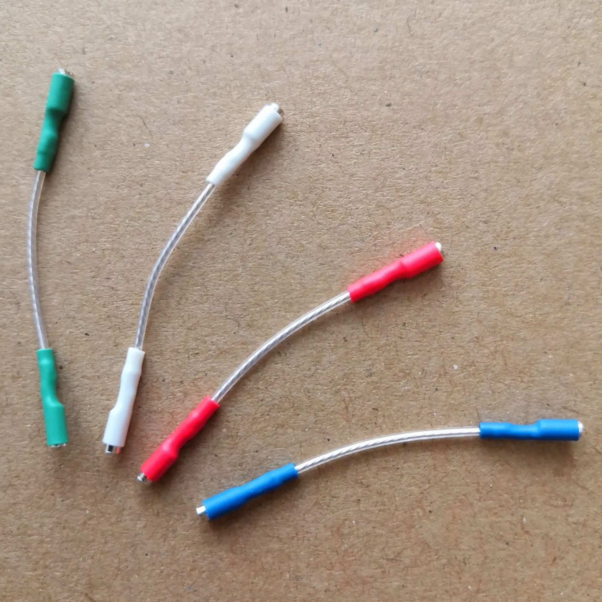 

4pcs LP vinyl record player phono bracket connection line for Rekordbox phono universal cable