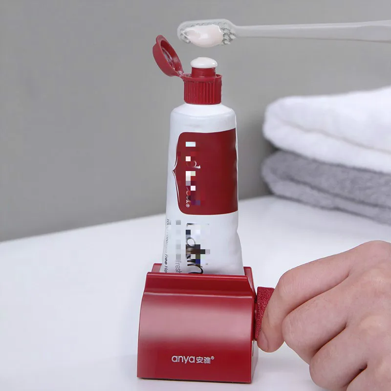 

Toothpaste Device Multifunctional Toothpaste Dispenser Facial Cleanser Squeezer Clips Manual Lazy Toothpaste Tube Squeezer Press