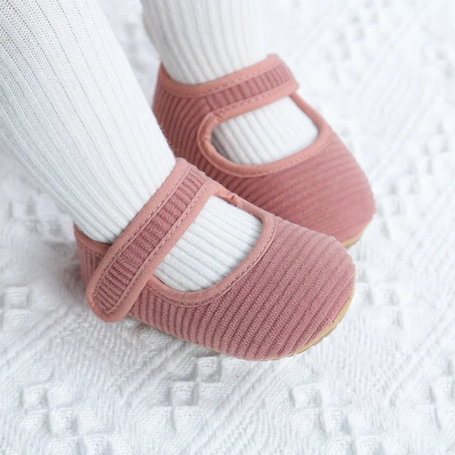 봄 가을 단색 아기 신발, 여아 프리워커, 미끄럼 방지 신발, 퍼스트 워커, 캐주얼 부드러운 신발 4