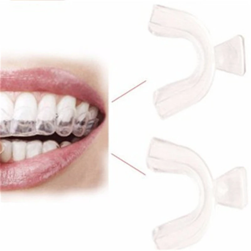 2 Pcs Invisible Orthodontic Braces For Teeth Thermoforming Mouthguard Teeth Trays Tooth Whitener Tools Oral Mouth