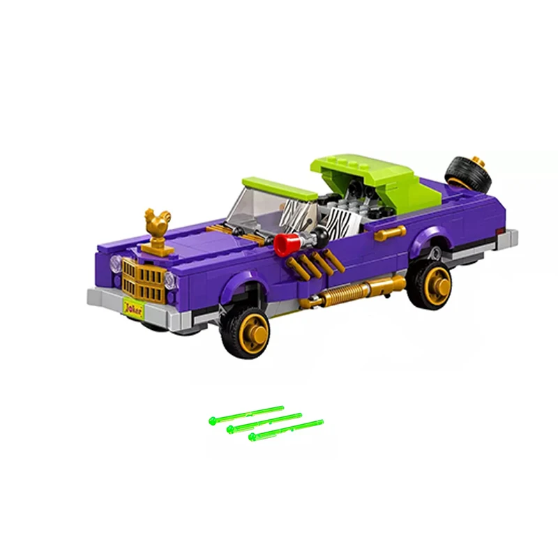 

Batman Series The Joker Notorious Lowrider Car 3 Figures Building Blocks Toys For Children Compatible Super Heroes Sets