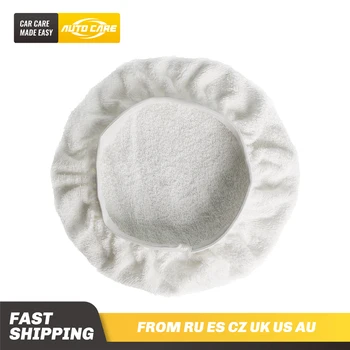 

5-6" Pack of 18 Car Polisher Pad Bonnet Soft Microfiber Polishing Buffing Pad Cover For Car Polisher