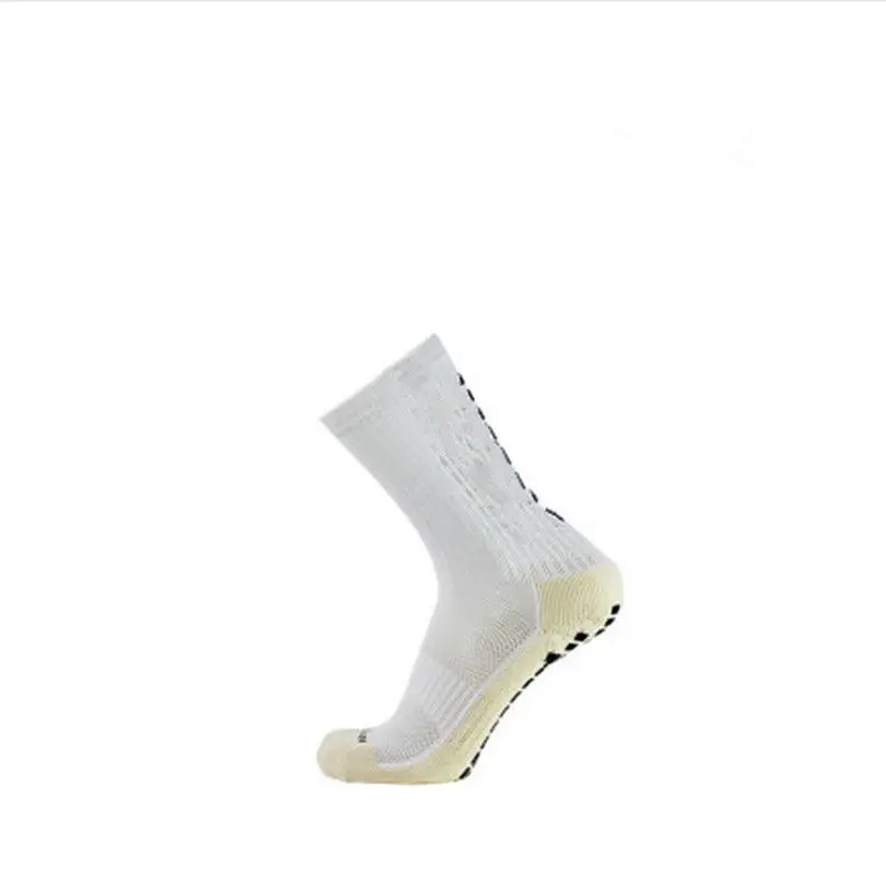 Футбольные носки, противоскользящие футбольные носки, унисекс, спортивные носки, хорошее качество, Calcetines, такой же тип, как и trasox, 9 цветов - Цвет: Белый