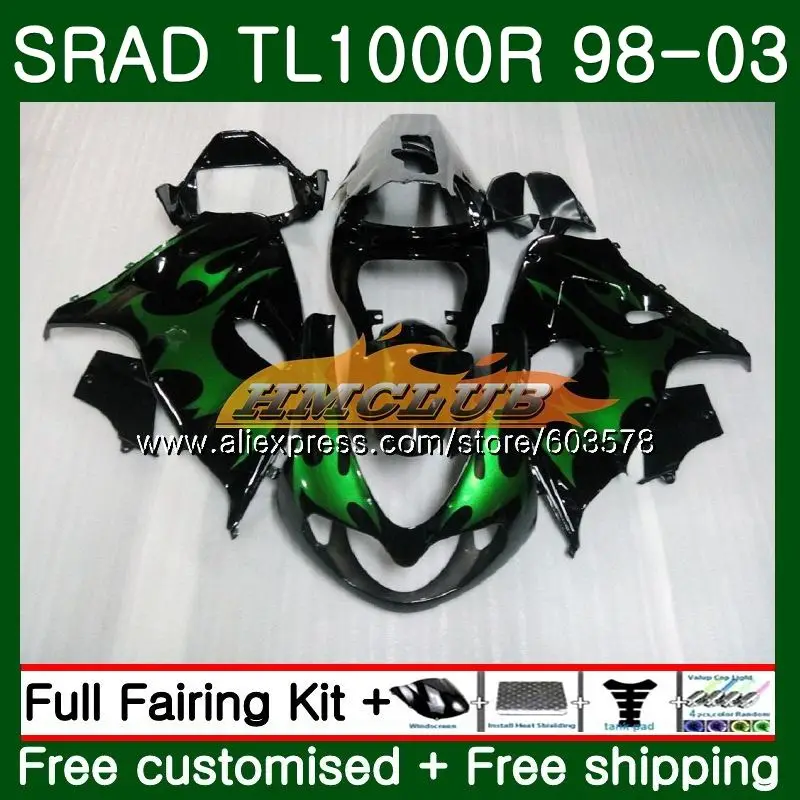 TL 1000R для Suzuki srad TL 1000 R TL1000R 98 99 00 01 02 03 16CL. 139 горячим пламенем TL1000 R 1998 1999 2000 2001 2002 2003 обтекатель