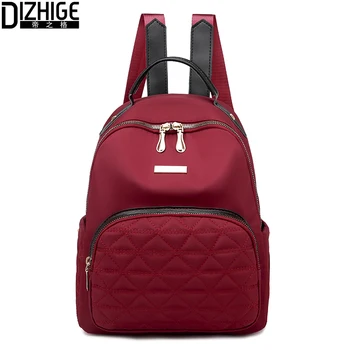 

DIZHIGE Fashion Anti Theft Backpacks Women Rucksack Thread Oxford Female Shoulder Bag Teenager Girls Shopping Travel Bag Pack