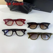 

Gentle Brand DADIO Designer men women Round Glasses Acetate frame Female Spectacle Optical Glasses Prescription Myopia eyewear