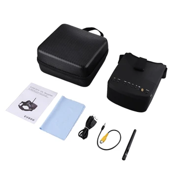 

5.8G 40CH 5 Inch 800x480 Video Headset HD DVR Diversity FPV Goggles with Battery for RC Model RC Drone Parts