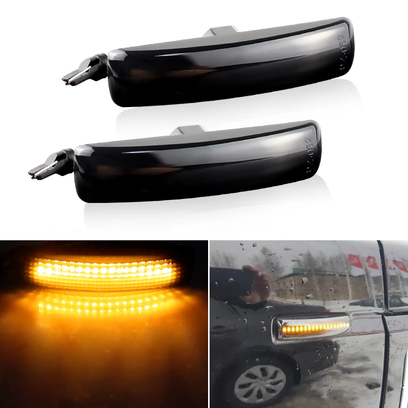 

Smoke Side Marker Lights Turn Signal Lights led Indicator For Land Rover Range Rover Sport Freeland 2 Discovery 3 4 LR3 LR4 L319