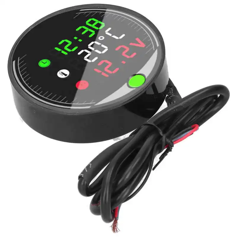 boostcontrollerdigitalboostgaugeLEDMotorcycleModifiedVoltmeter