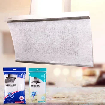

New Lampblack Machine Oil Pollution Prevention Filter Screen Oil Sticker Oil Absorption Paper 2 Pieces a Pack (4 Packs For Sale)