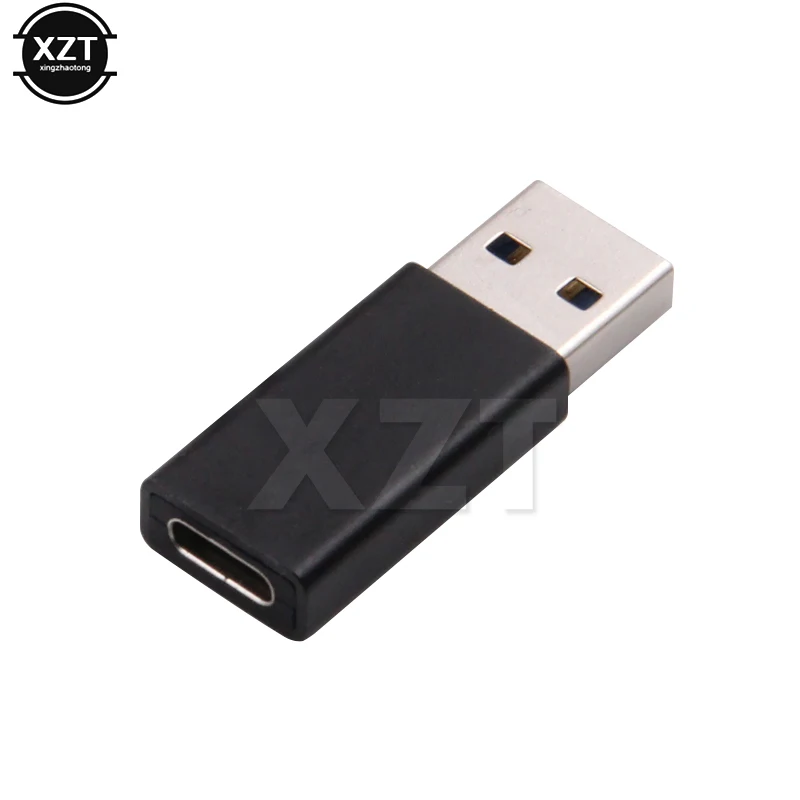 High Speed USB 3.1 Type C Female to 3.0 Male Port Adapter USB-C USB3.0 Type-A Connector Converter / Black Color | Обустройство дома