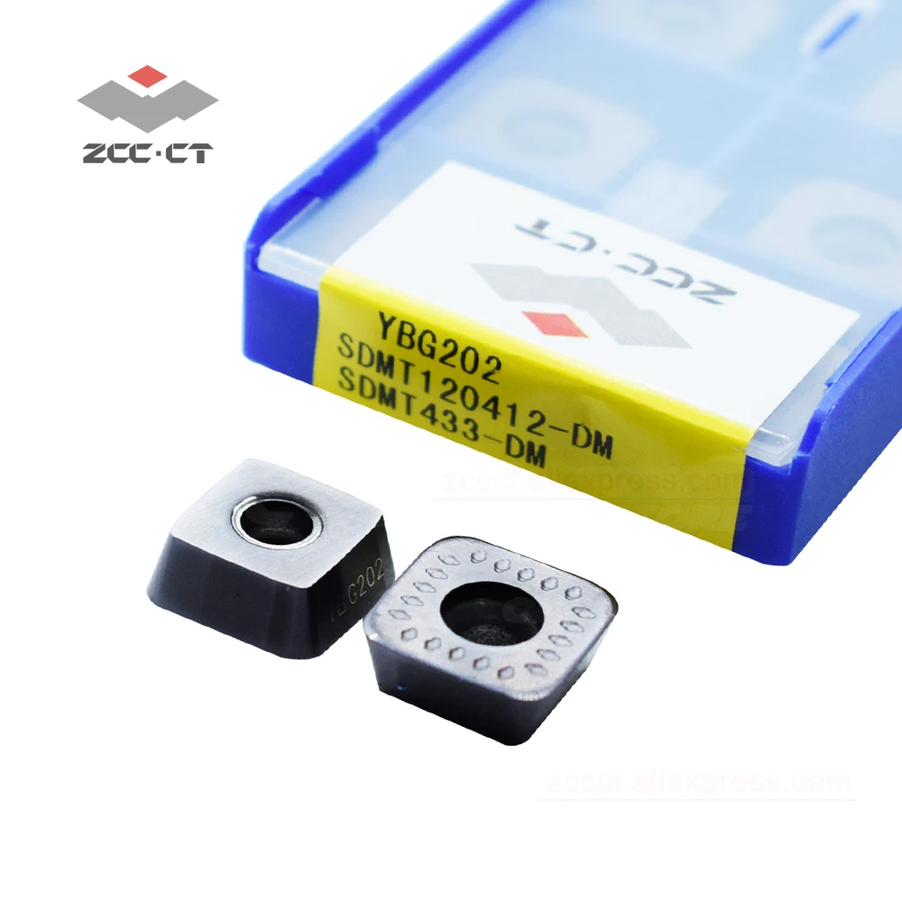 ZCCCT фреза SDMT120412 DM zcc инструмент с высокой подачей вставка SDMT режущий наконечник лезвия токарного | Фреза -4000780940307