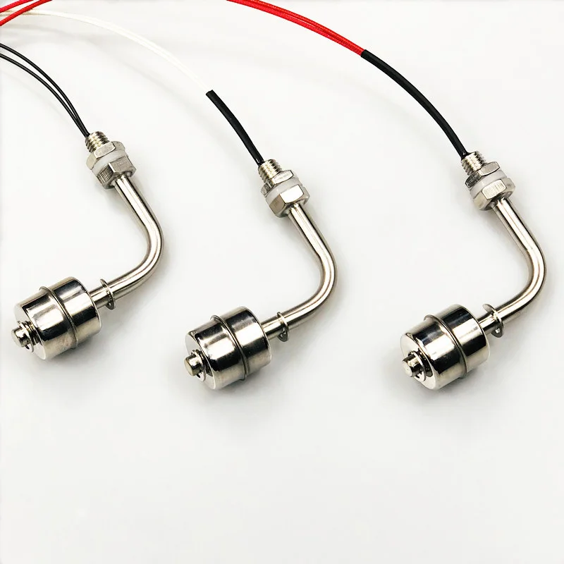 Liquid Level Sensor Water Level Switch 304/316 Stainless Steel L type Liquid Water Level controller Sensor Internal Float Switch Tank Pool water tower