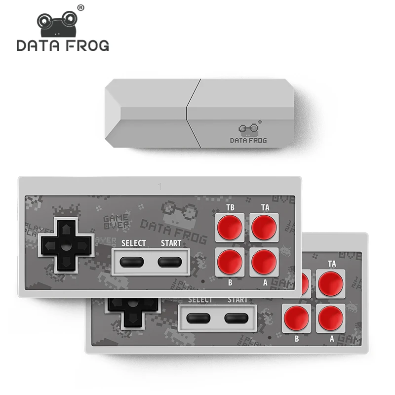 Классическая Мини-игровая консоль с изображением лягушки для передачи данных, 8 бит, ретро игровая консоль, USB Беспроводная портативная ТВ, двойной геймпад, HDMI/AV выход, игрушка в подарок - Цвет: NY2-PRO