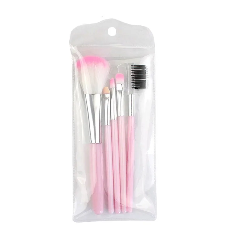 Makeup Brushes Set 5pcs lot Eye Shadow Blending Eyeliner Eyelash Eyebrow Brushes For Make up Professional 2