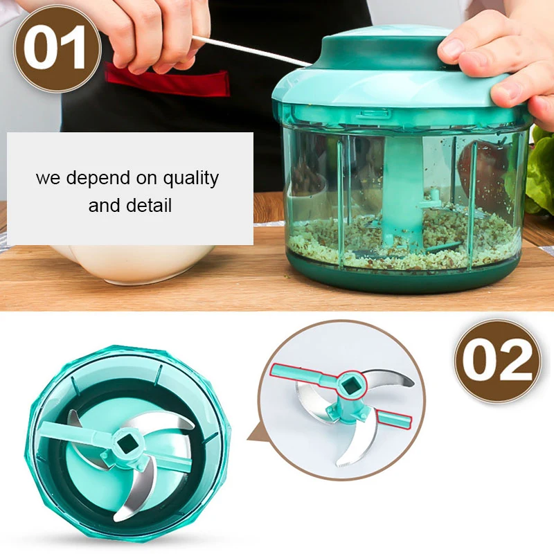 Многофункциональный ручной измельчитель фруктов овощей нож для еды луковые