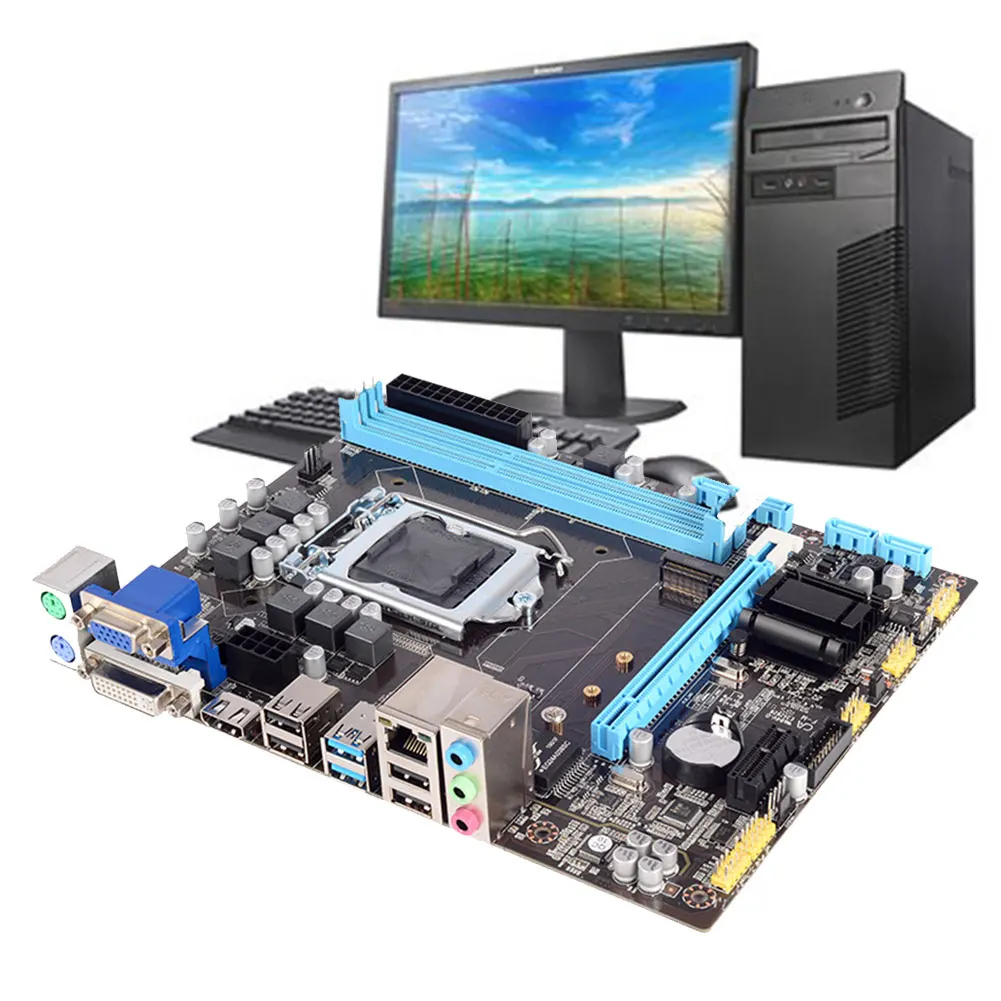 

H110 DDR3/DDR4 Memory Replacement Part Mainboard PCI Express Easy Install Module Motherboard For Desktop Computer Accessories