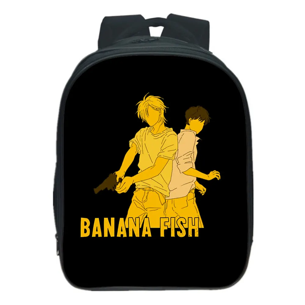 Banana Fish Japanese Anime Boys Girls Backpack Kids Teens School Bags Bookbag Cartoon Travel Casual Mochilas. Support custom