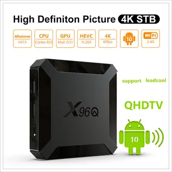 

X96Q tv box 12M QHDTV 2G/16G france Europe Arabic Italy for Android Smart tv IOS