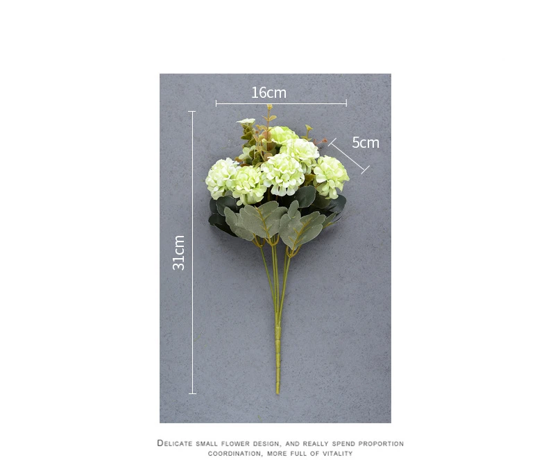 1 букет искусственных цветов герберы, букет гортензии, настенный искусственный цветок для свадьбы, дома, сада, Дня матери, украшение своими руками