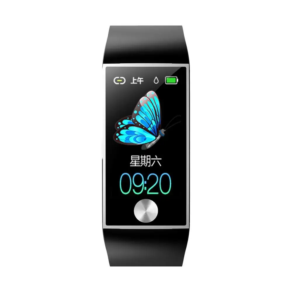  S28 Smart Bracelet 1.14 Inch Color Screen PPG+ECG ECG Heart Rate Blood Pressure Oxygen Monitoring I - 4000112062623
