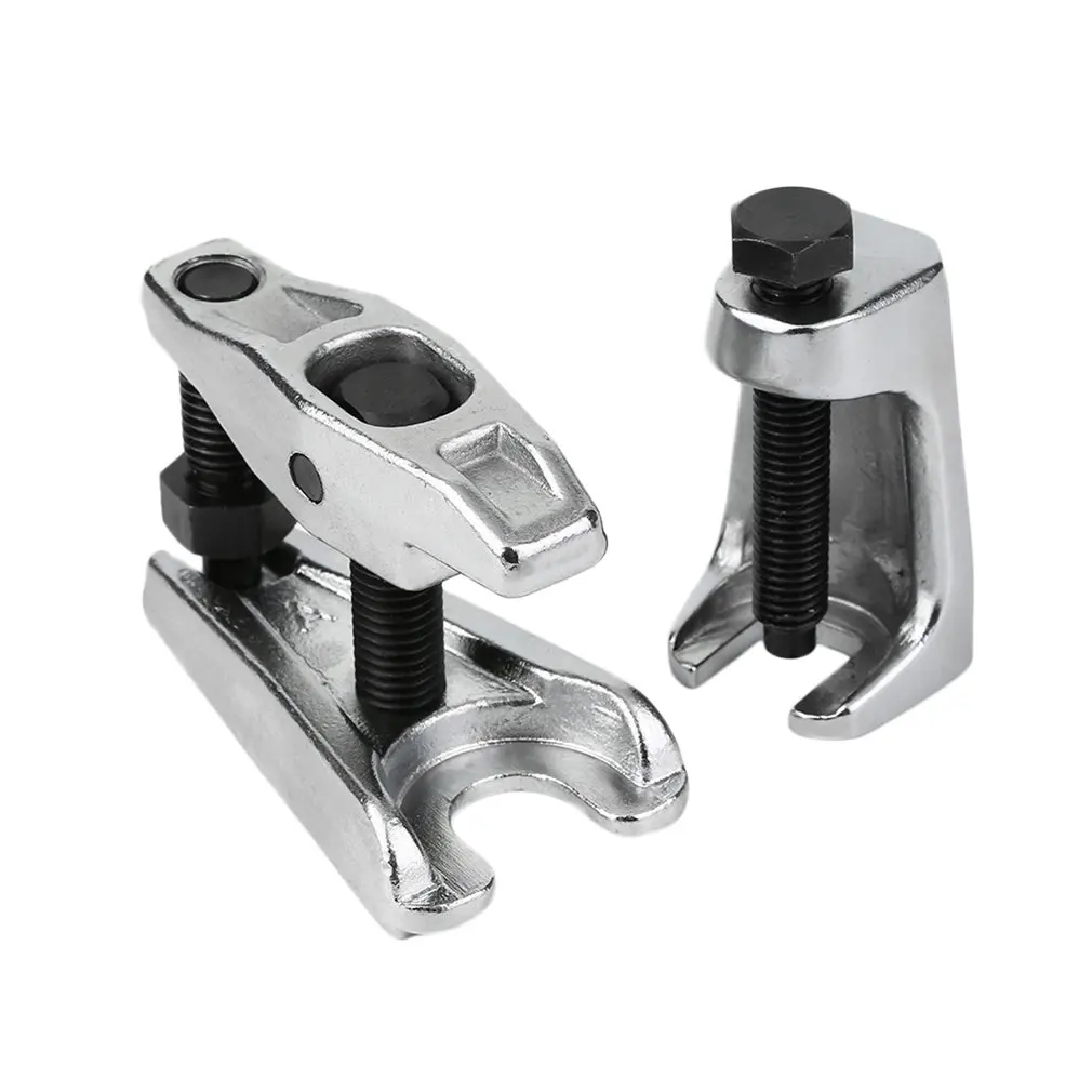 

2PCS/SET Chrome-vanadium Steel Heat Treated Silver Vertical Ball Joint Puller Removal Seperator Auto Repair Tool Set