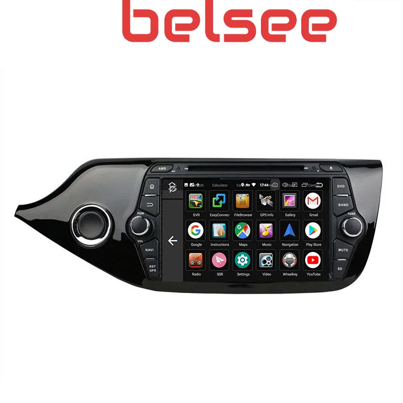 Belsee " 2din DSP ips Android 9,0 Ram 4+ 64GB Автомобильный DVD GPS радио навигация Мультимедиа для KIA Ceed 2012 2013