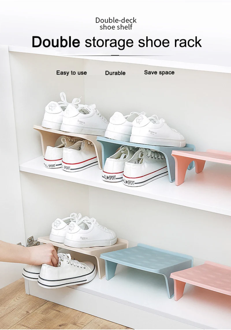 very small shoe rack on 1pcs Simple Double Adjustable Shoe Rack Home Storage Cabinet Shoe Rack Creative Dustproof Storage Shoe Rack Home Small Shoe Rack Shoe Racks Organizers Aliexpress