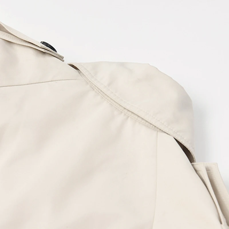GALCAUR Hit Color Patchwork Windbreaker For Women